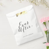 Ever after Script Chic Calligrafy Name Wedding Geschenktütchen (Versiegelt)