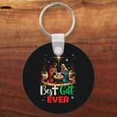 Ever Christmas Cool Jesus Nativity Scene Christian Schlüsselanhänger (Vorderseite)