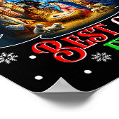 Ever Christmas Jesus Nativity Scene Merry Christma Poster (Ecke)