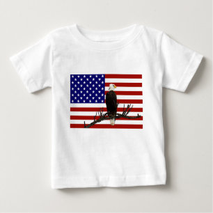 Ever Vigilant Bald Eagle Baby T-shirt