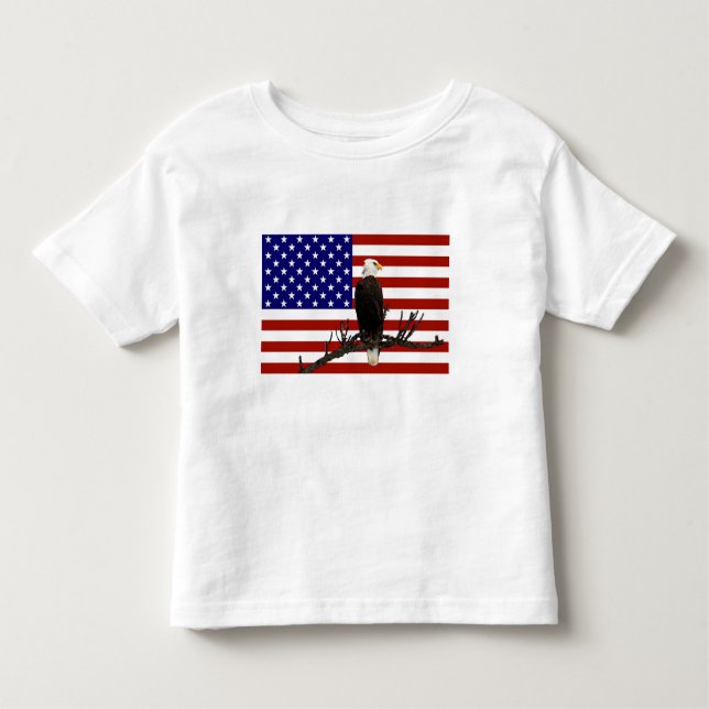 Ever Vigilant Bald Eagle Kleinkind T-shirt (Vorderseite)