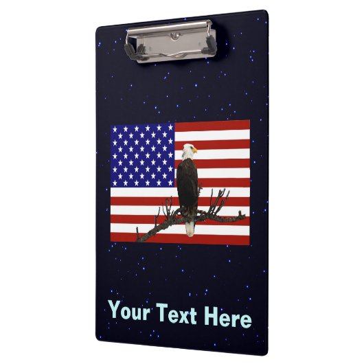Ever Vigilant Bald Eagle Klemmbrett (Links)