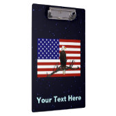 Ever Vigilant Bald Eagle Klemmbrett (Rechts)