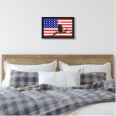 Ever Vigilant Bald Eagle Leinwanddruck (Insitu (Schlafzimmer))