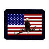 Ever Vigilant Bald Eagle Magnet (Horizontal)