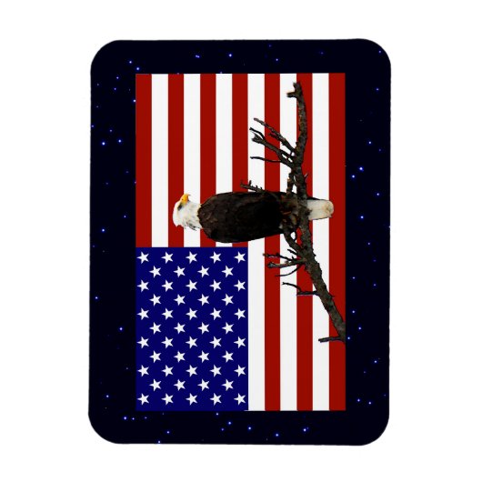 Ever Vigilant Bald Eagle Magnet (Vertikal)