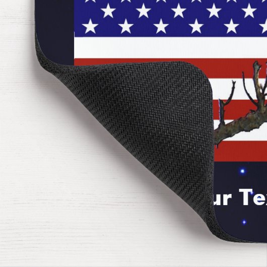 Ever Vigilant Bald Eagle Mousepad (Ecke)