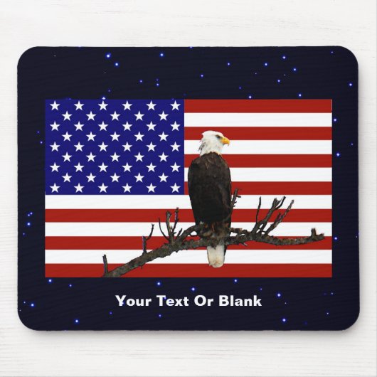 Ever Vigilant Bald Eagle Mousepad (Vorne)