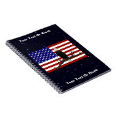 Ever Vigilant Bald Eagle Notizblock (Rechte Seite)