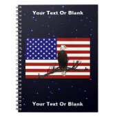 Ever Vigilant Bald Eagle Notizblock (Vorderseite)