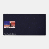 Ever Vigilant Bald Eagle Schreibtischunterlage (Vorderseite)