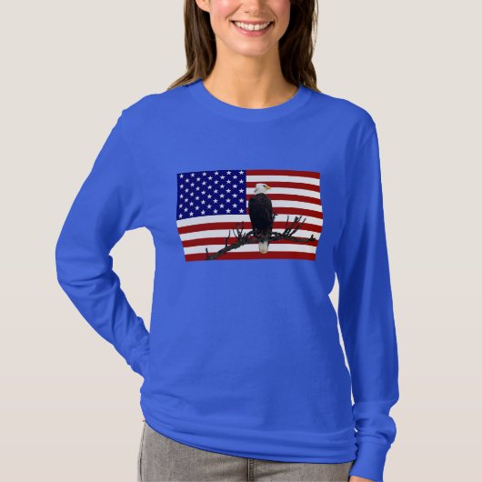 Ever Vigilant Bald Eagle T-Shirt (Vorderseite)