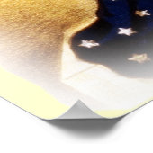 "Ever Vigilant" Vintages Patriotisches Poster (Ecke)