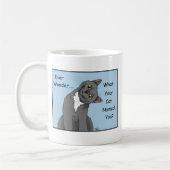 Ever Wonder Neugierig Cat Blue Kaffeetasse (Links)