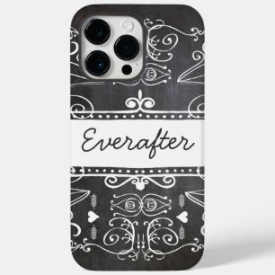 Everafter Chalkboard Typografie Art Case-Mate iPhone 14 Pro Max Hülle
