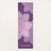 Everbloom Mandala Personalized Yoga Mat Yogamatte (Vorderseite)