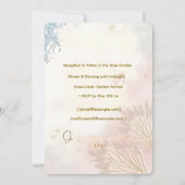 EverBloom Wedding Invitation – A Year of Celebrati Einladung (Rückseite)