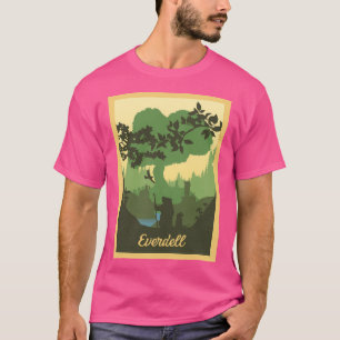 Everdell - Brettspiele - Minimalistisches Reisepla T-Shirt