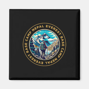 Everest Base Camp Nepal Berg Everest Blick Wandern Magnet