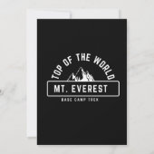 Everest Base Camp Trek Dankeskarte (Rückseite)