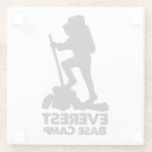 Everest Base Camp-Untersetzer Glasuntersetzer (Rückseite)