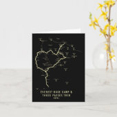 Everest Base Camp Wandern im Val Piora Karte (Gelbe Blume)