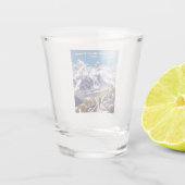 Everest-Basislager-Trekking Nepal Schnapsglas (Rückseite)