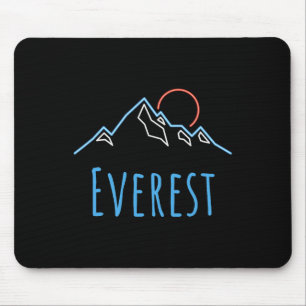 Everest - Bergsteiger Retro Wandern Noveltät Mousepad