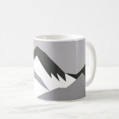 Everest Black - Kunstgalerie Auswahl Kaffeetasse (VorderseiteRechts)
