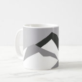Everest Black - Kunstgalerie Auswahl Kaffeetasse (Vorderseite Links)
