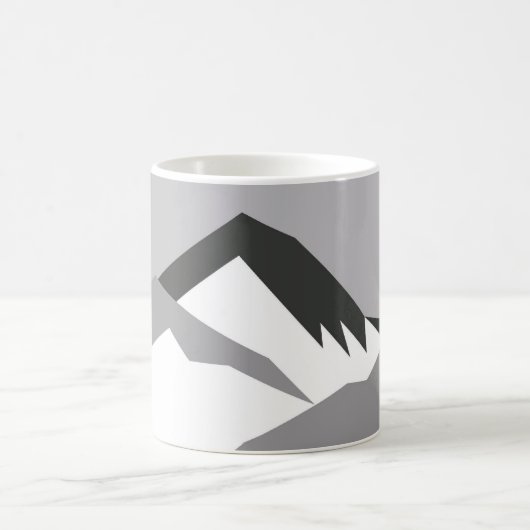 Everest Black - Kunstgalerie Auswahl Kaffeetasse (Mittel)