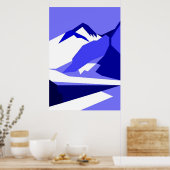 Everest - blau poster (Küche)