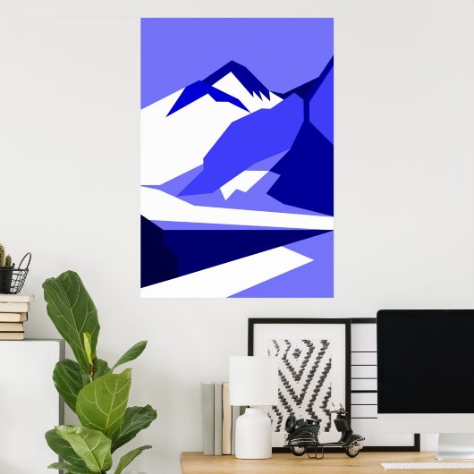Everest - blau poster (Heimbüro)