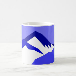 Everest Blue - Kunstgalerie Auswahl Kaffeetasse