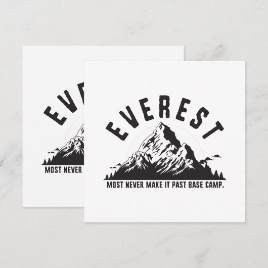 Everest Einladung (Vorne/Hinten)