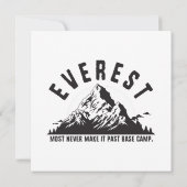 Everest Einladung (Rückseite)