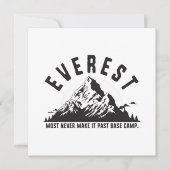 Everest Einladung (Vorderseite)