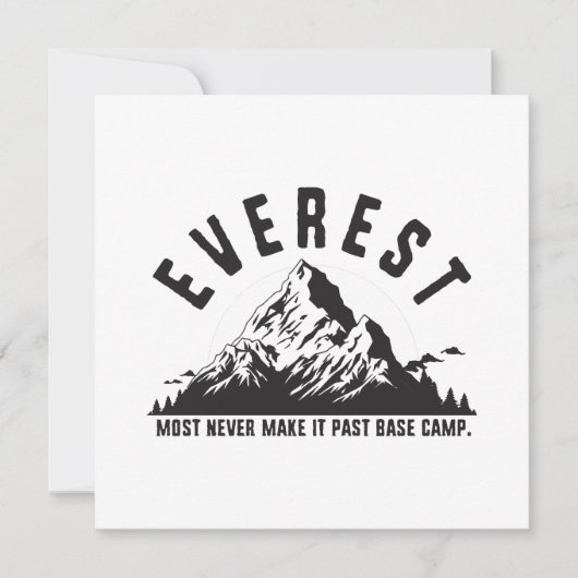 Everest Einladung (Vorderseite)