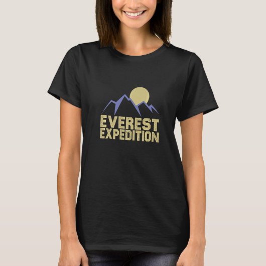 Everest Expeditions Mountain Exploration Adventure T-Shirt (Vorderseite)