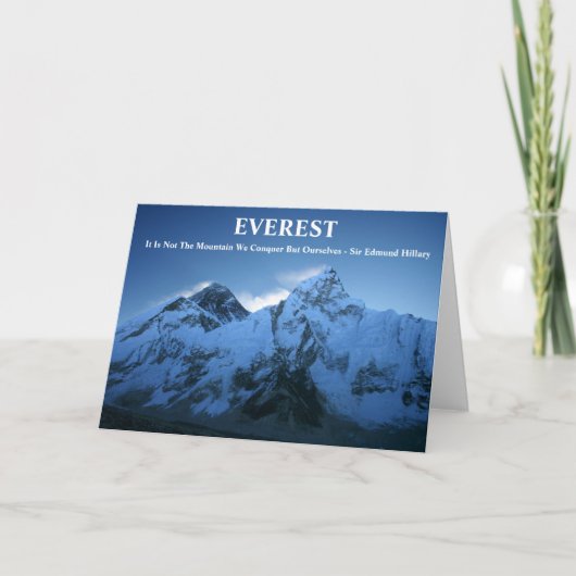 Everest Karte (Vorderseite)