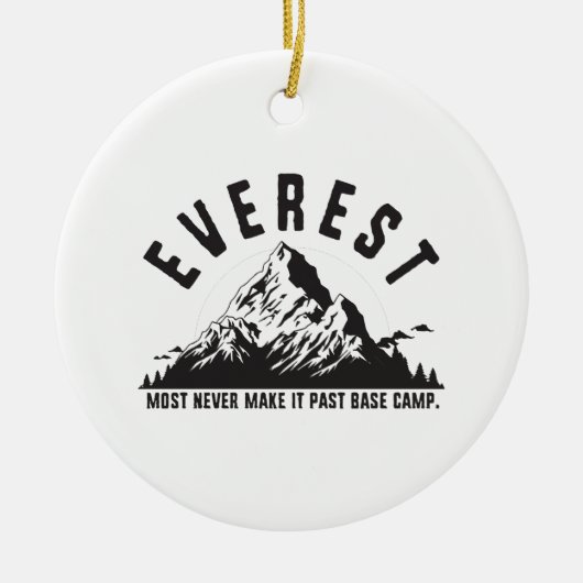 Everest Keramik Ornament (Vorne)