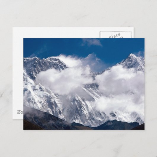 Everest Peak Postkarte (Vorne/Hinten)