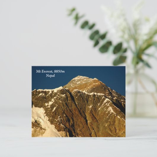 Everest Postkarte (Stehend Vorderseite)