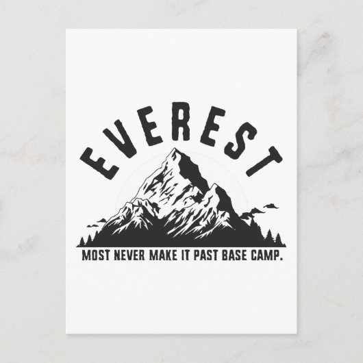 Everest Postkarte (Vorderseite)