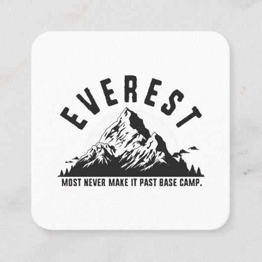Everest Quadratische Visitenkarte (Vorderseite)