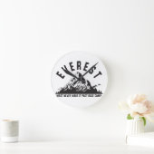 Everest Runde Wanduhr (Zuhause)