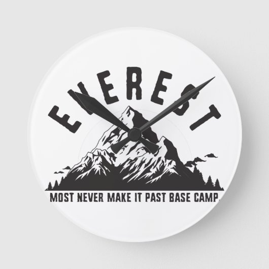 Everest Runde Wanduhr (Vorderseite)