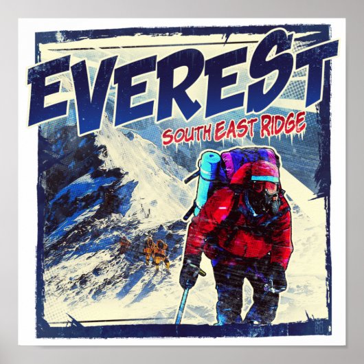 Everest South East Ridge Poster (Vorne)