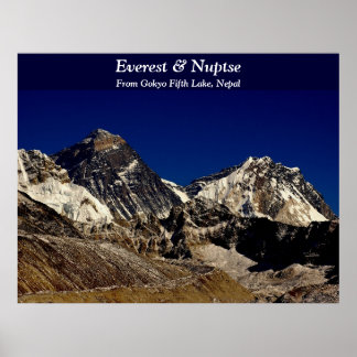 Everest und Nuptse Poster