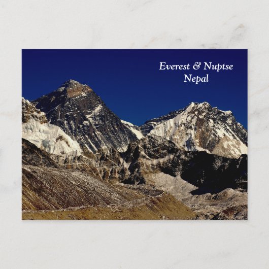 Everest und Nuptse Postkarte (Vorderseite)